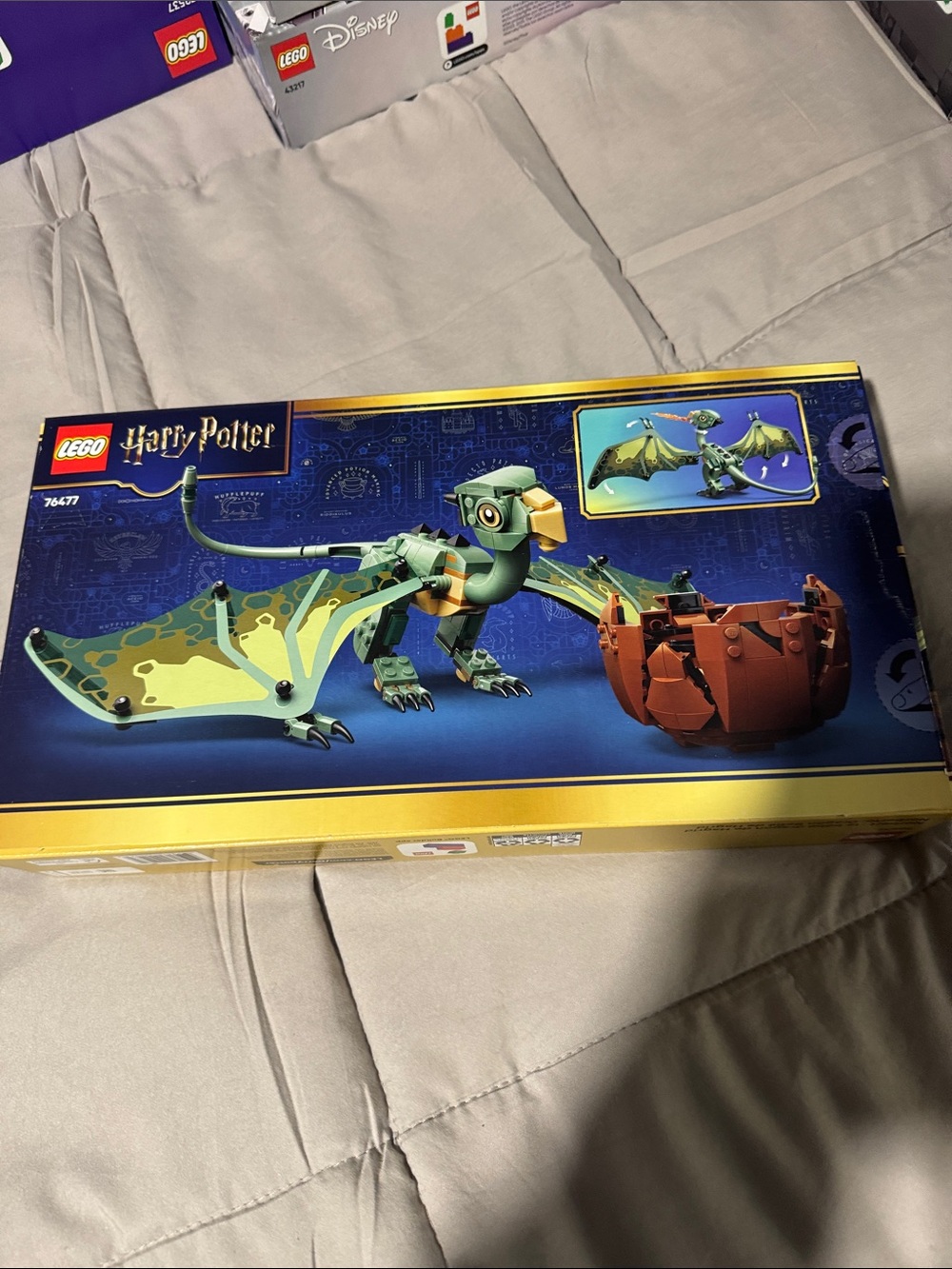 Warner Bros. Green and Yellow LEGO Harry Potter Fawkes Figure